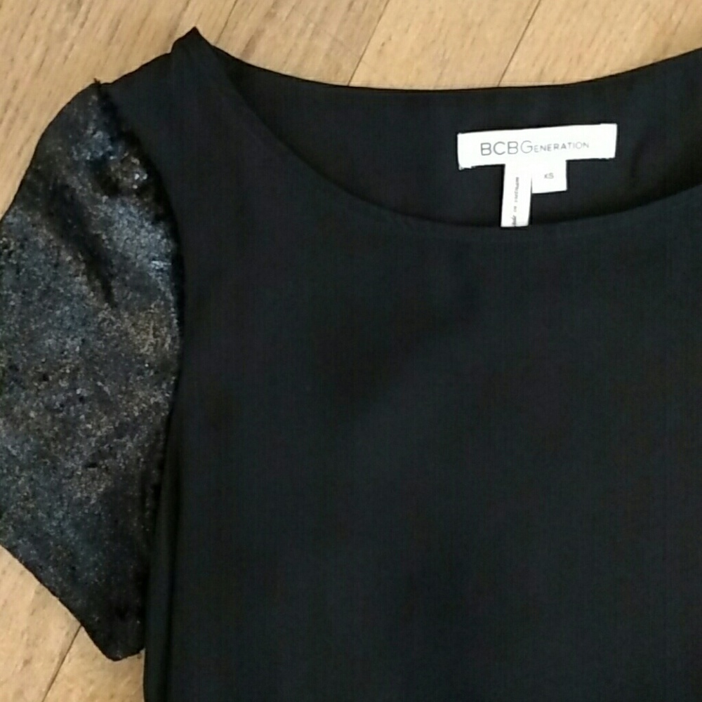 BCBG Open Back Top